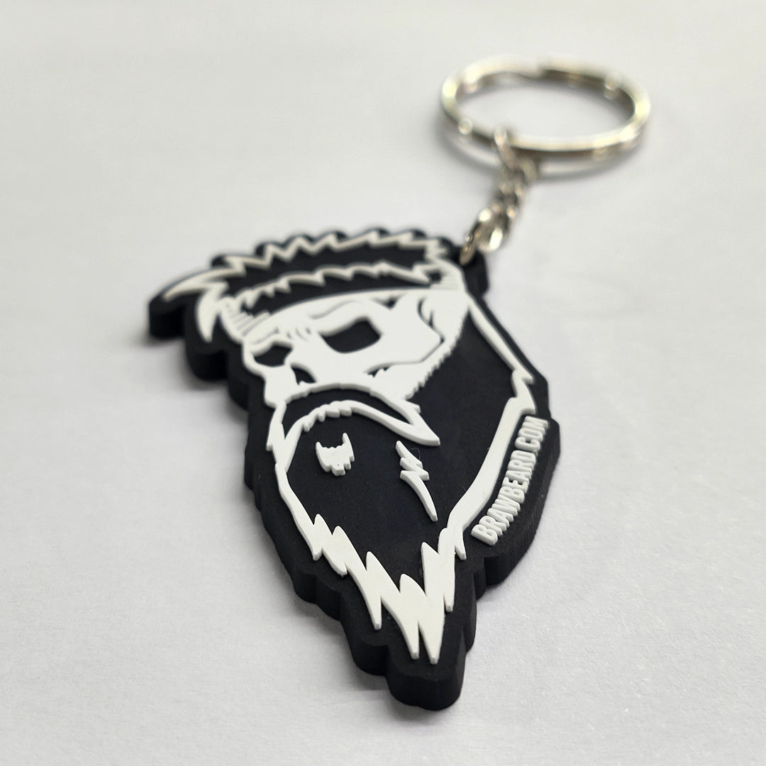 Braw Beard Logo Keyring