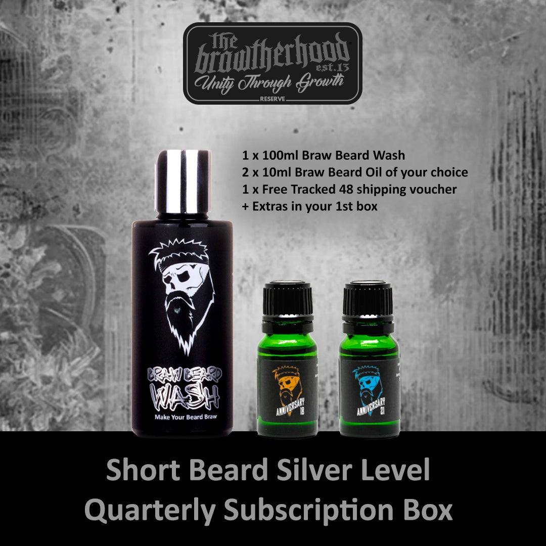 Quarterly Subscription - Short Beards - Silver